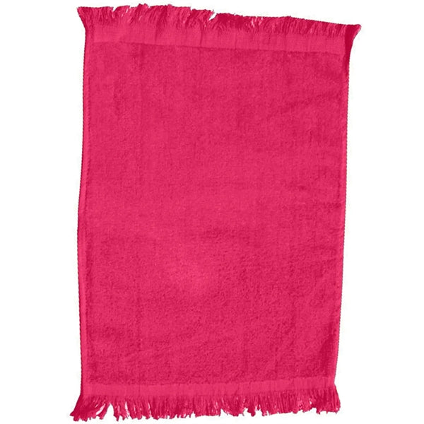 11" X 18" Luxurious Fingertip Velour Towel Fringed
