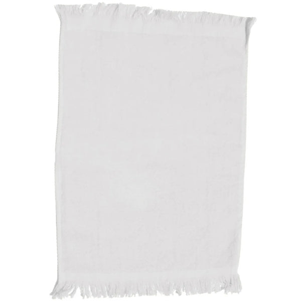 11" X 18" Luxurious Fingertip Velour Towel Fringed