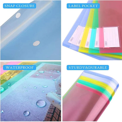 Transparent A4 File Envelopes