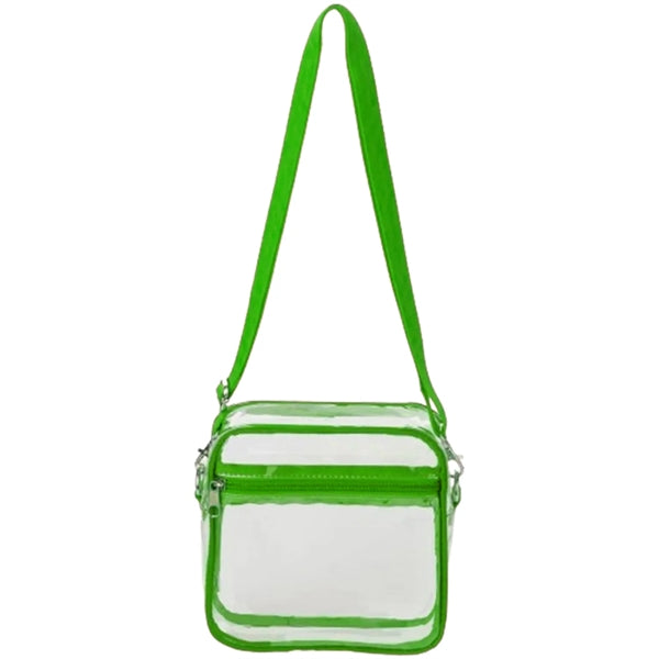 Stadium Approved Clear PVC Transparent Crossbody Bag