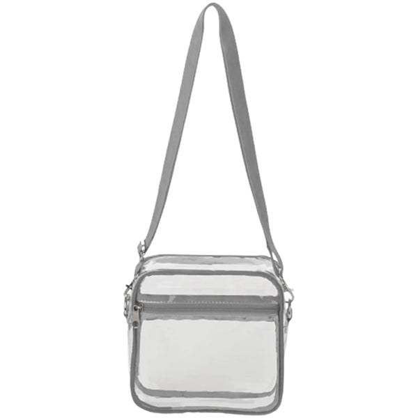 Stadium Approved Clear PVC Transparent Crossbody Bag