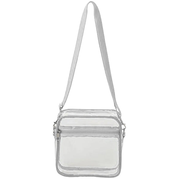 Stadium Approved Clear PVC Transparent Crossbody Bag