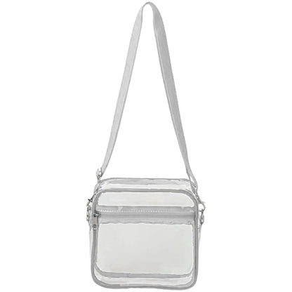 Stadium Approved Clear PVC Transparent Crossbody Bag