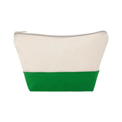 TWO-TONE CANVAS COSMETIC BAG
