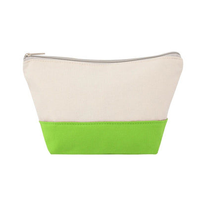TWO-TONE CANVAS COSMETIC BAG