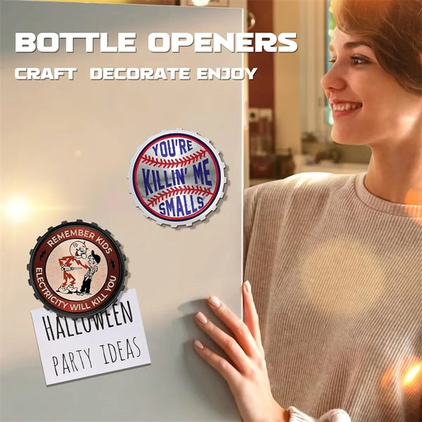 Bottle Cap Shape Magnetic Opener