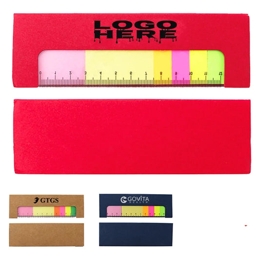 Self-Stick Note Box Sets With Ruler