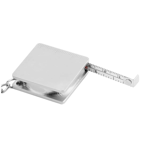 Mini Full Metal Measure Tape Keychain