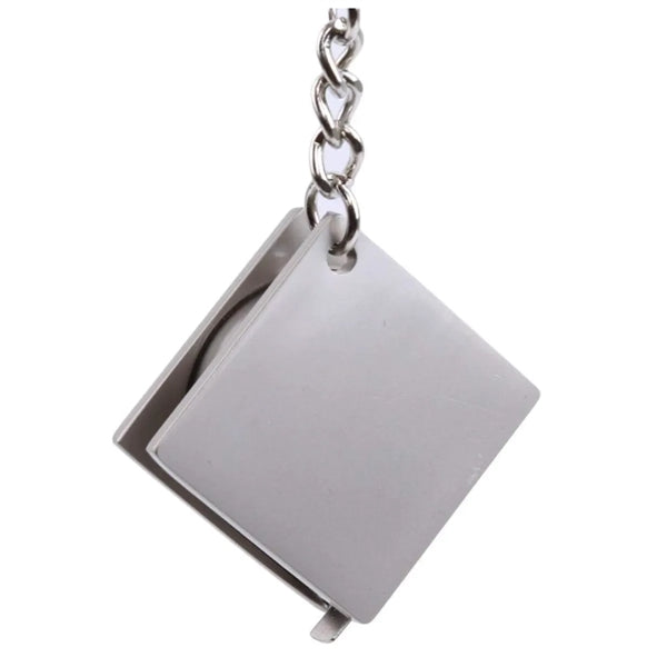 Mini Full Metal Measure Tape Keychain