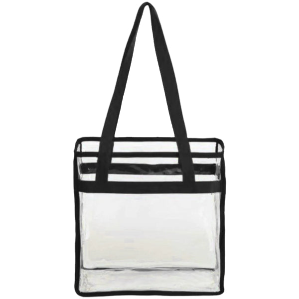 Clear Tote Bag Stadium Compliant (12" X 12" X 6")