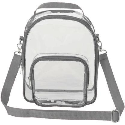 Clear PVC Crossbody Stadium Shoulder Sports Pack Tote Bag