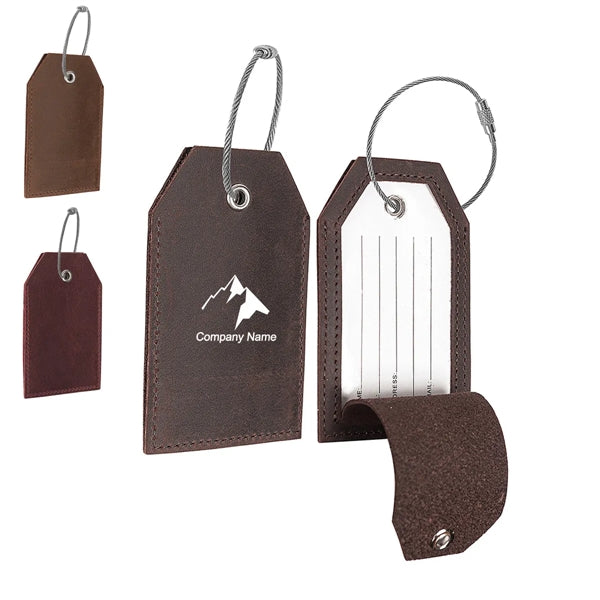 Leather Luggage Tag