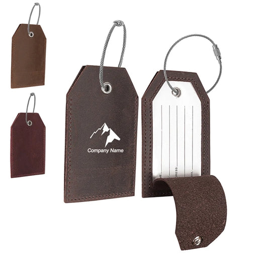 Leather Luggage Tag