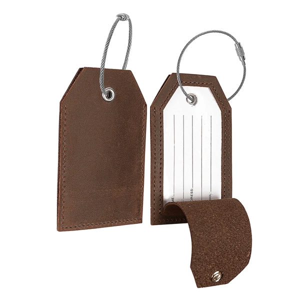 Leather Luggage Tag