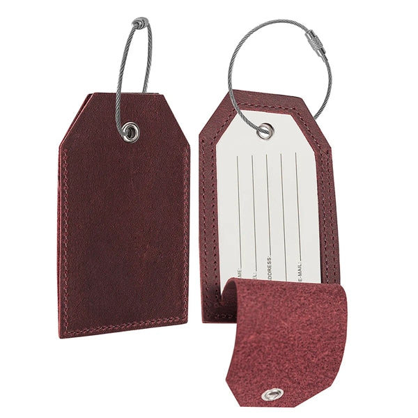 Leather Luggage Tag