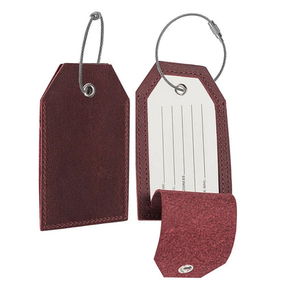 Leather Luggage Tag