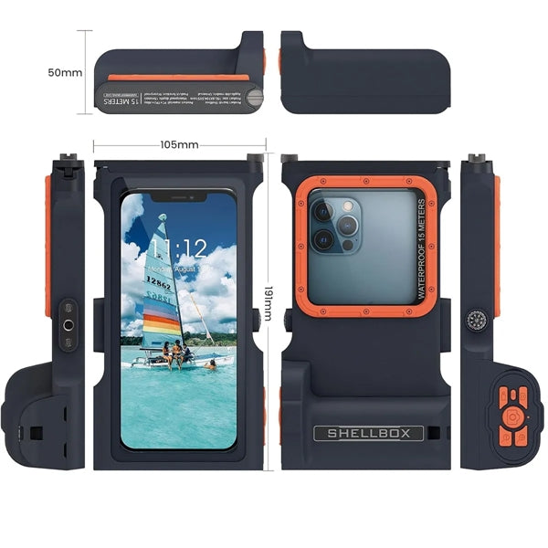 Bluetooth Remote Control Diving Phone Protective Case