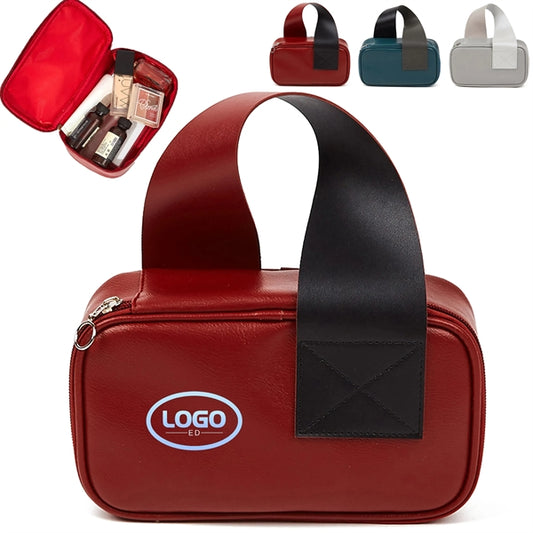 Makeup Cosmetic Bag With Handle Travel Organizer
