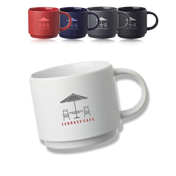 14 oz. Stackable Ceramic Mug
