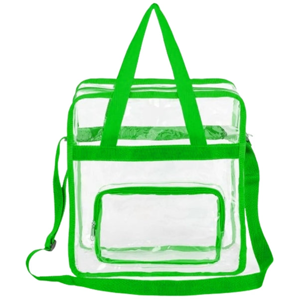 Stadium Approved Transparent Tote Bag (11" X 12" X 6")