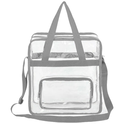 Stadium Approved Transparent Tote Bag (11" X 12" X 6")