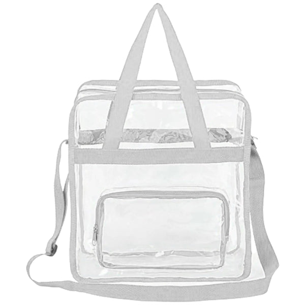 Stadium Approved Transparent Tote Bag (11" X 12" X 6")