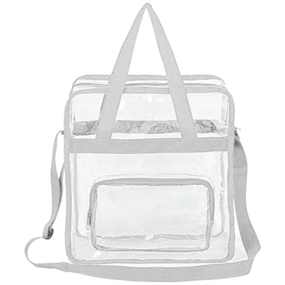 Stadium Approved Transparent Tote Bag (11" X 12" X 6")