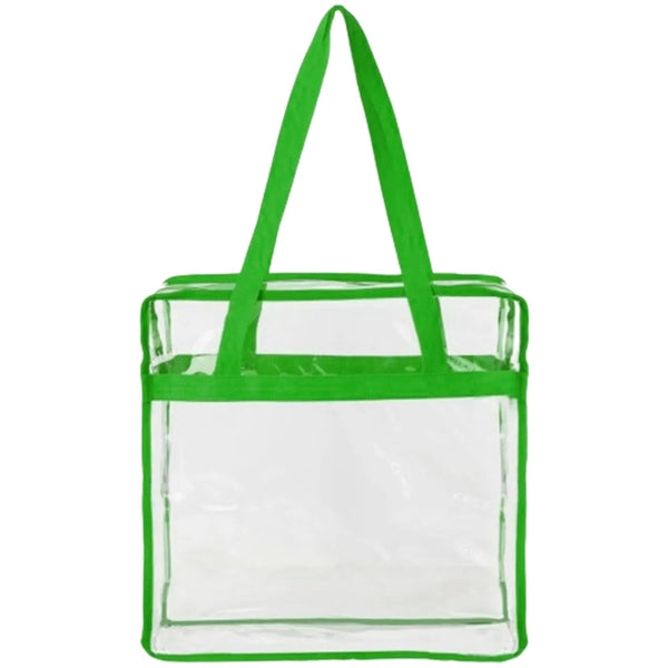 Clear Stadium PVC Transparent Shopping Tote Bag