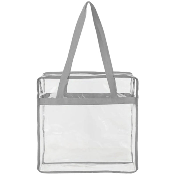 Clear Stadium PVC Transparent Shopping Tote Bag