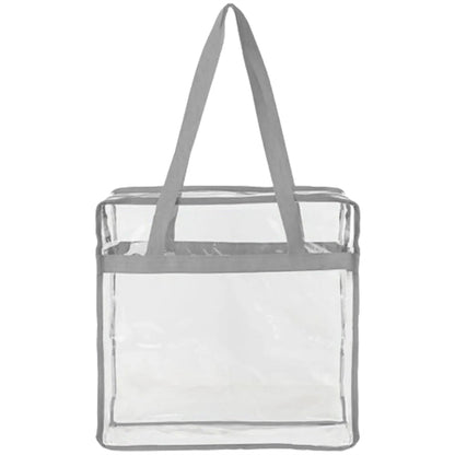Clear Stadium PVC Transparent Shopping Tote Bag