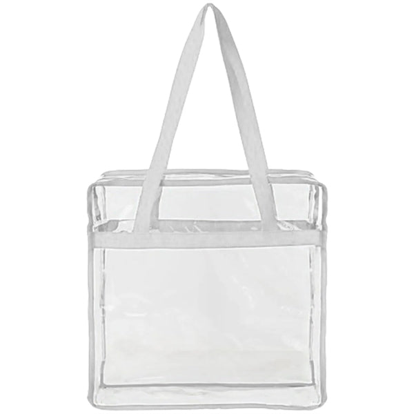 Clear Stadium PVC Transparent Shopping Tote Bag