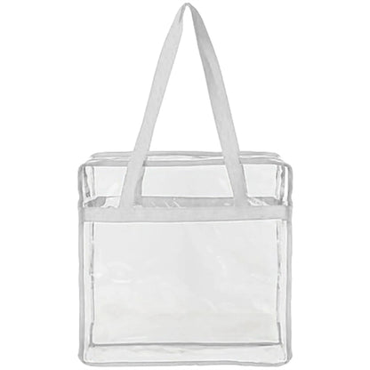 Clear Stadium PVC Transparent Shopping Tote Bag