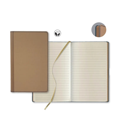 Vegan ECO Medio Ivory Pg Lined Journal