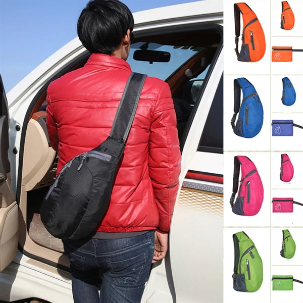 Foldable Sling Bags Shoulder Chest Backpack