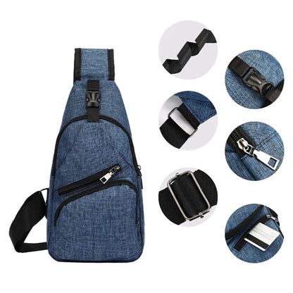 POLYESTER SLING BAG BACKPACK ( 6.5" x 12.5" x 2.5" )