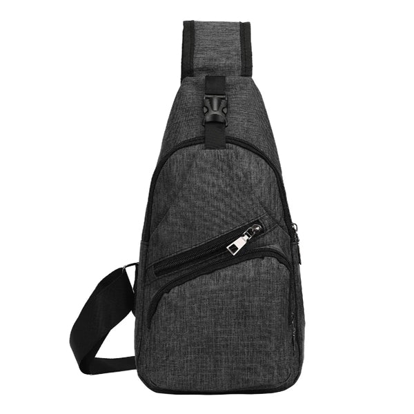 POLYESTER SLING BAG BACKPACK ( 6.5" x 12.5" x 2.5" )