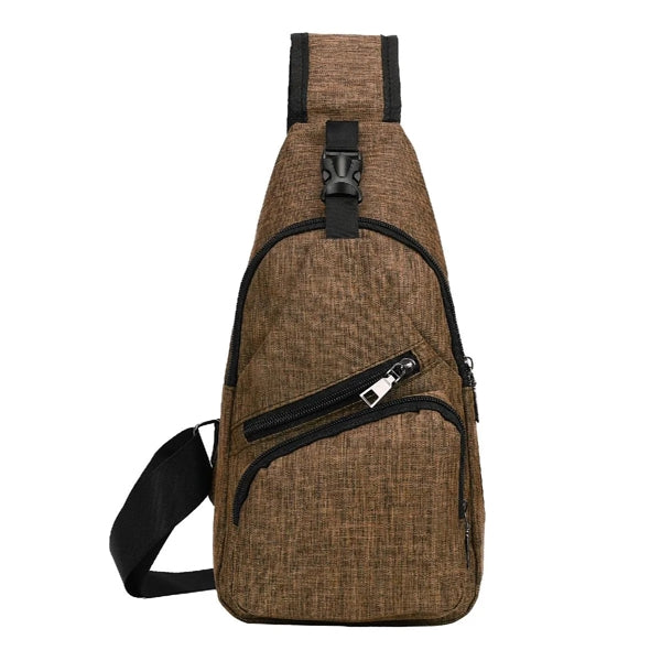 POLYESTER SLING BAG BACKPACK ( 6.5" x 12.5" x 2.5" )