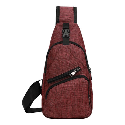 POLYESTER SLING BAG BACKPACK ( 6.5" x 12.5" x 2.5" )