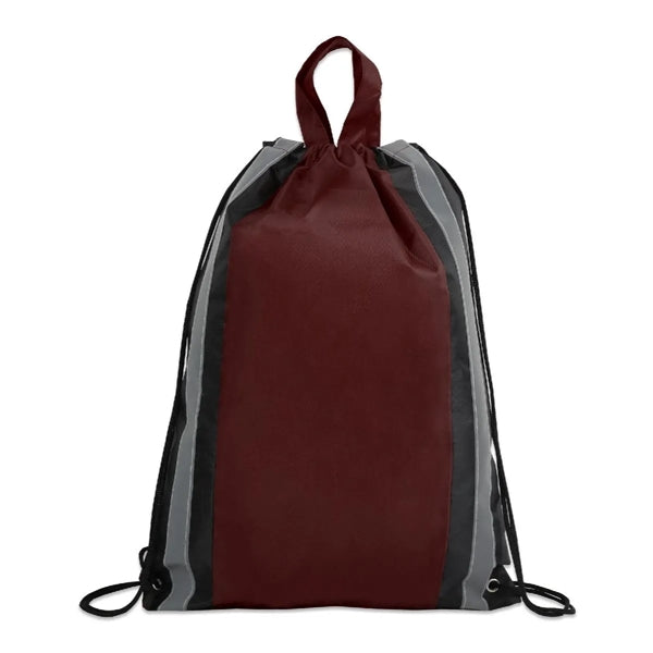 REFLECTIVE SAFETY DRAWSTRING BACKPACK