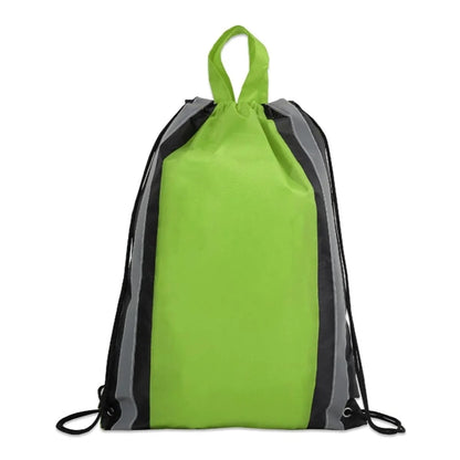 REFLECTIVE SAFETY DRAWSTRING BACKPACK