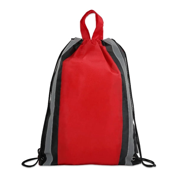 REFLECTIVE SAFETY DRAWSTRING BACKPACK