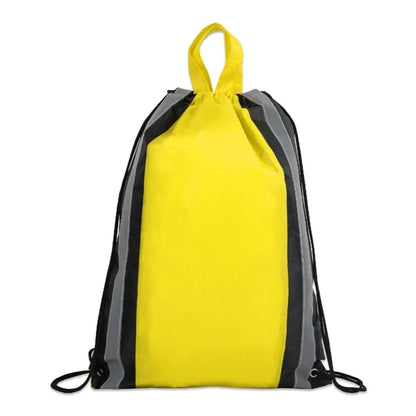 REFLECTIVE SAFETY DRAWSTRING BACKPACK