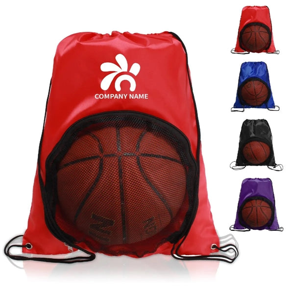 SEE THROUGH DRAWSTRING BAG FOR SPORT BALLS