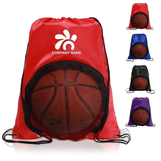 SEE THROUGH DRAWSTRING BAG FOR SPORT BALLS