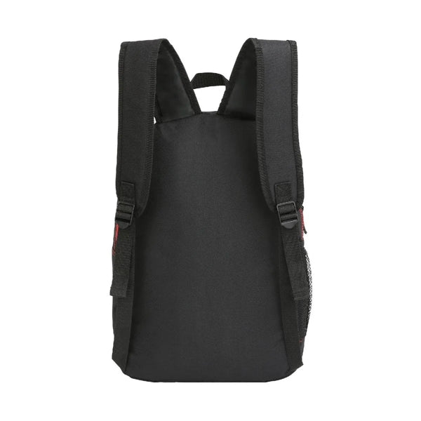 SIMPLE SCHOOL BACKPACK W/ COLOR ZIPPER STRIPE