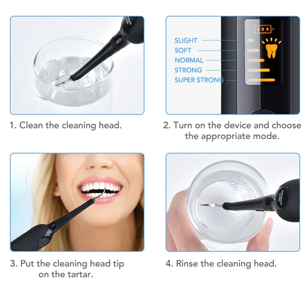 Portable Electric Ultrasonic Tooth Cleaning Kit