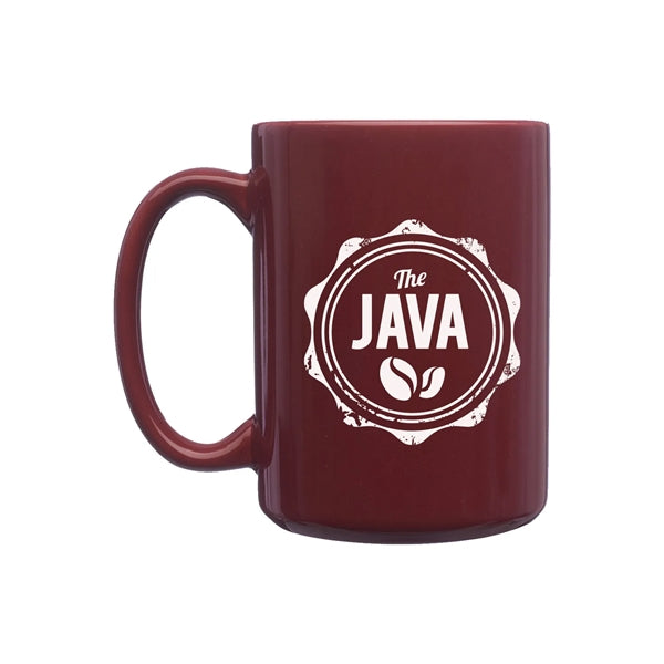 Ceramic Full Color Photo Sublimation Mug, 15 oz.