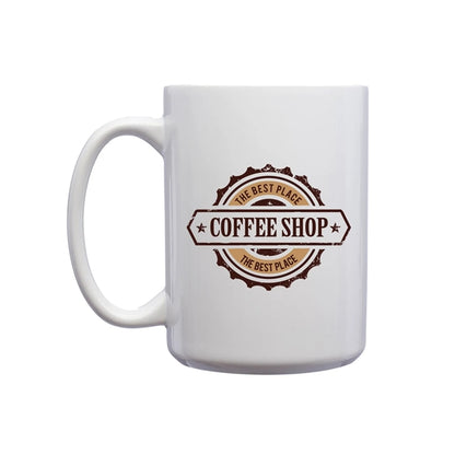 Ceramic Full Color Photo Sublimation Mug, 15 oz.