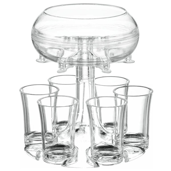 6 Shot Glass Dispenser And Holder