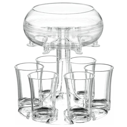 6 Shot Glass Dispenser And Holder